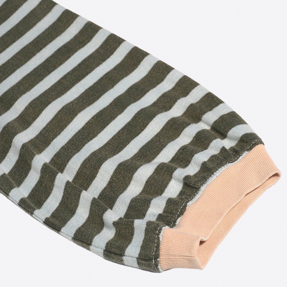 Free People We The Free Sawyer Striped Thermal Tee Plus Size 1X XL Boho Grunge - Picture 5 of 8